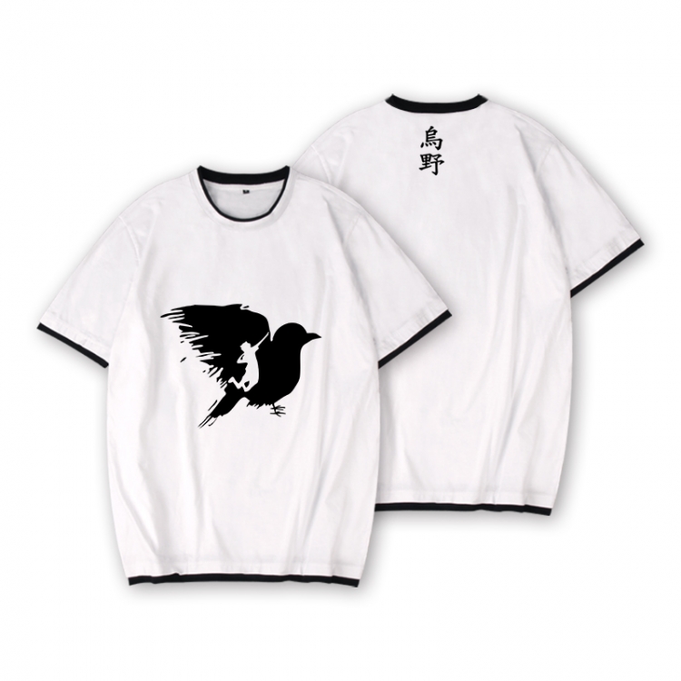 Haikyuu!! Full color printed short-sleeved fake two-piece T-shirt from S to XXXL