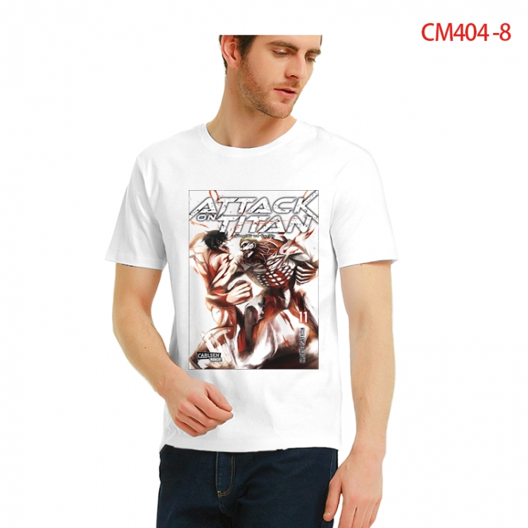 Shingeki no Kyojin Printed short-sleeved cotton T-shirt from S to 3XL CM404-8