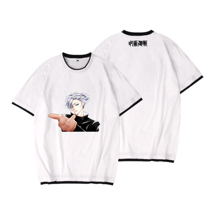 Jujutsu Kaisen Full color printed short-sleeved fake two-piece T-shirt from S to XXXL