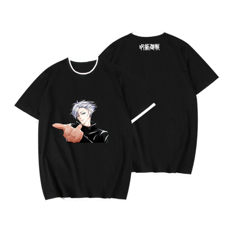 Jujutsu Kaisen Full color printed short-sleeved fake two-piece T-shirt from S to XXXL