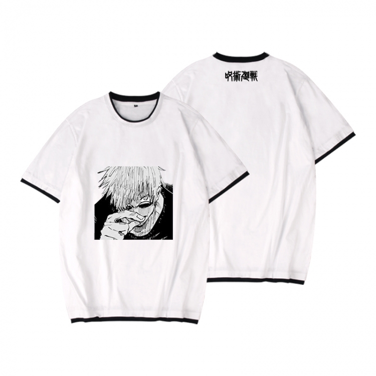 Jujutsu Kaisen Full color printed short-sleeved fake two-piece T-shirt from S to XXXL