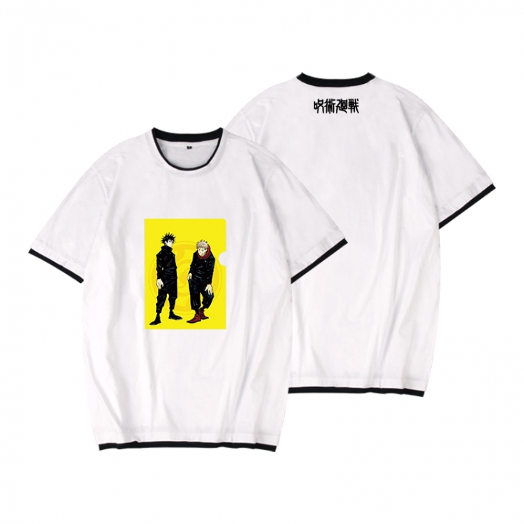 Jujutsu Kaisen Full color printed short-sleeved fake two-piece T-shirt from S to XXXL