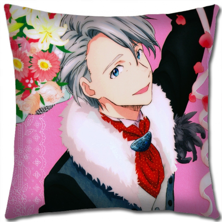 Pillow Yuri !!! on Ice Anime square full-color pillow cushion 45X45CM NO FILLING y15-131