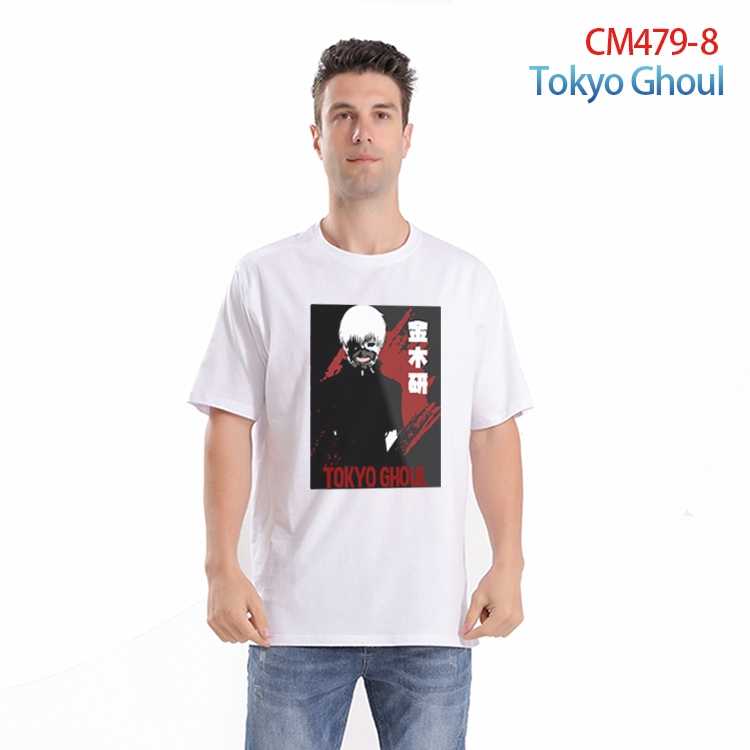 Tokyo Ghoul Printed short-sleeved cotton T-shirt from S to 3XL CM-479-8