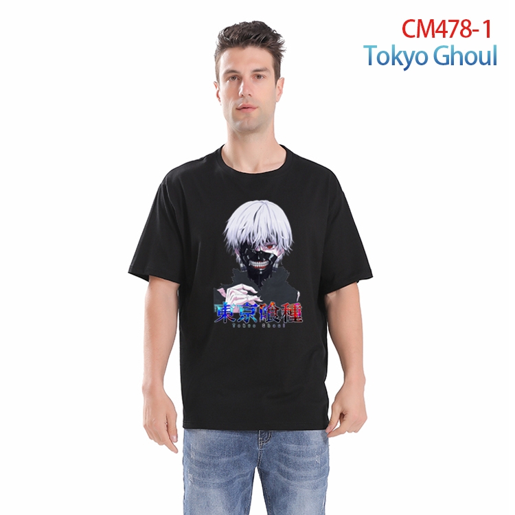 Tokyo Ghoul Printed short-sleeved cotton T-shirt from S to 3XL CM-478-1