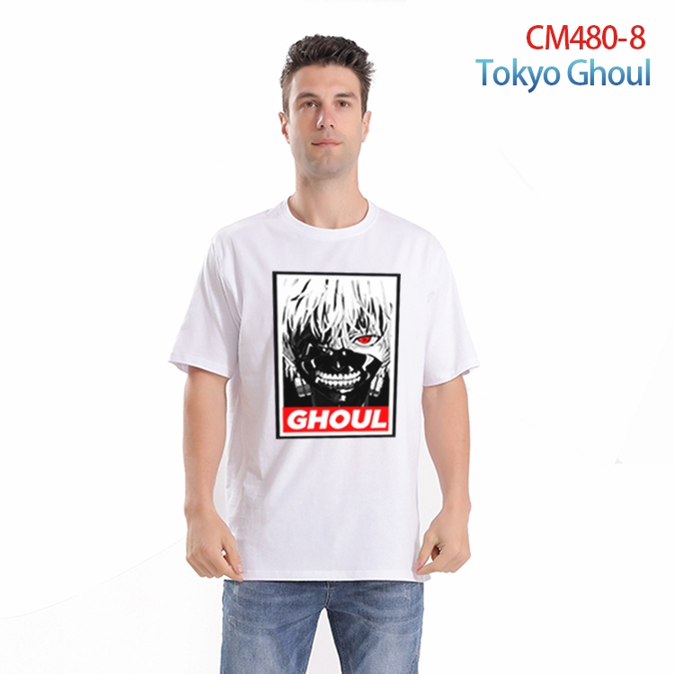 Tokyo Ghoul Printed short-sleeved cotton T-shirt from S to 3XL CM-480-8