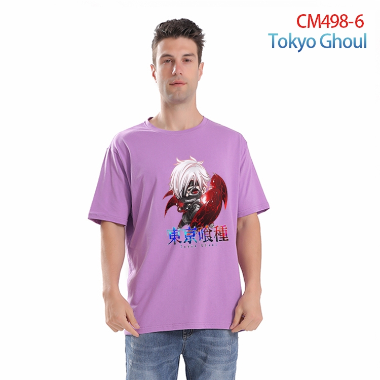 Tokyo Ghoul Printed short-sleeved cotton T-shirt from S to 3XL CM-498-6