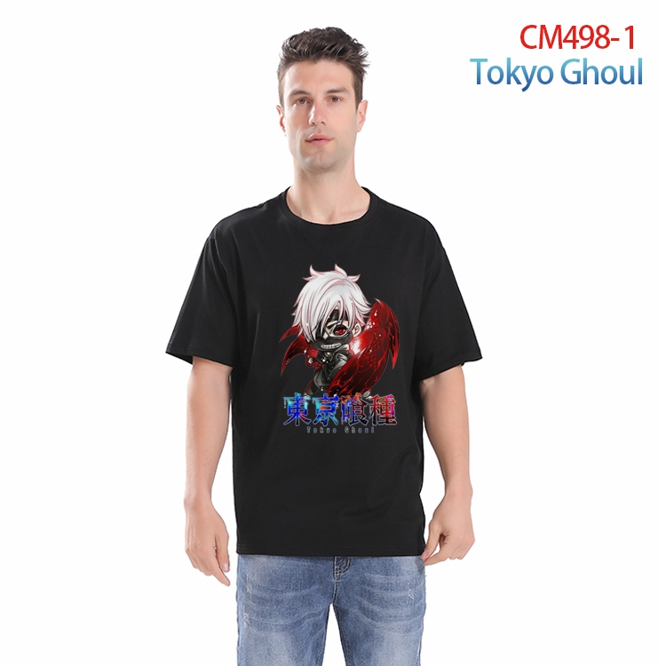 Tokyo Ghoul Printed short-sleeved cotton T-shirt from S to 3XL CM-498-1