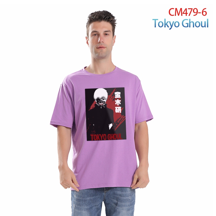 Tokyo Ghoul Printed short-sleeved cotton T-shirt from S to 3XL CM-479-6
