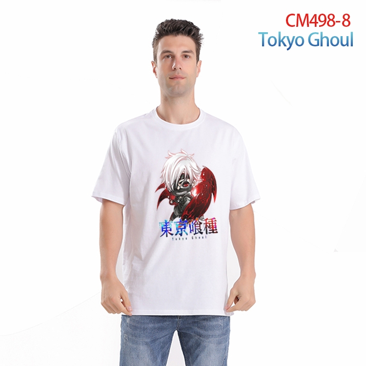 Tokyo Ghoul Printed short-sleeved cotton T-shirt from S to 3XL CM-498-8