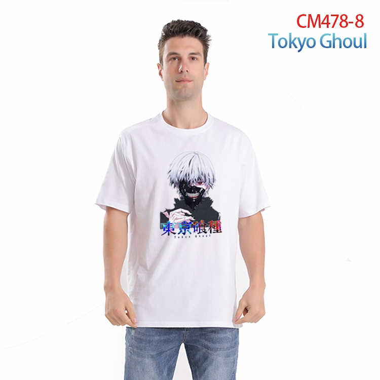 Tokyo Ghoul Printed short-sleeved cotton T-shirt from S to 3XL CM-478-8