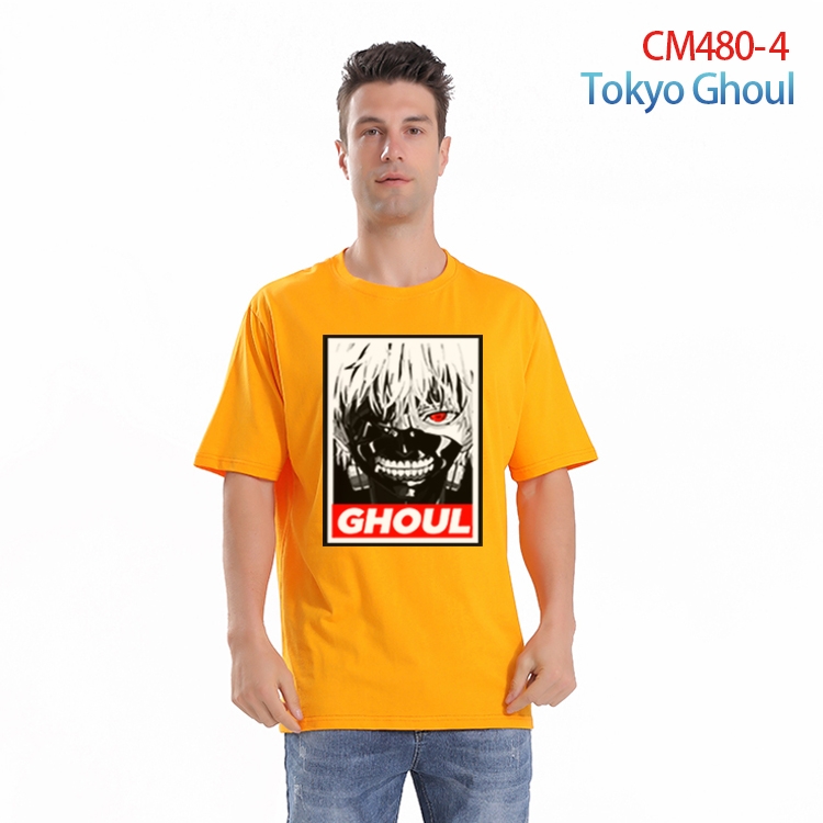 Tokyo Ghoul Printed short-sleeved cotton T-shirt from S to 3XL CM-480-4