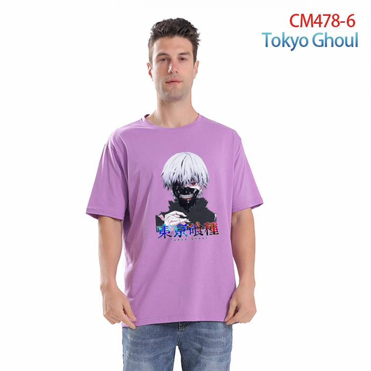 Tokyo Ghoul Printed short-sleeved cotton T-shirt from S to 3XL  CM-478-6