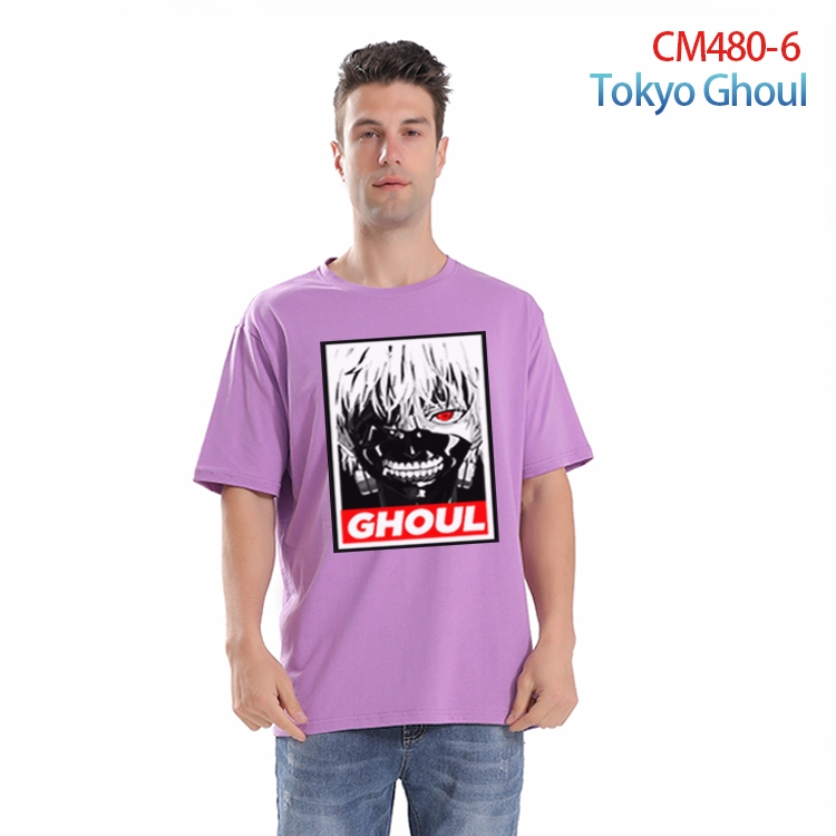 Tokyo Ghoul Printed short-sleeved cotton T-shirt from S to 3XL CM-480-6