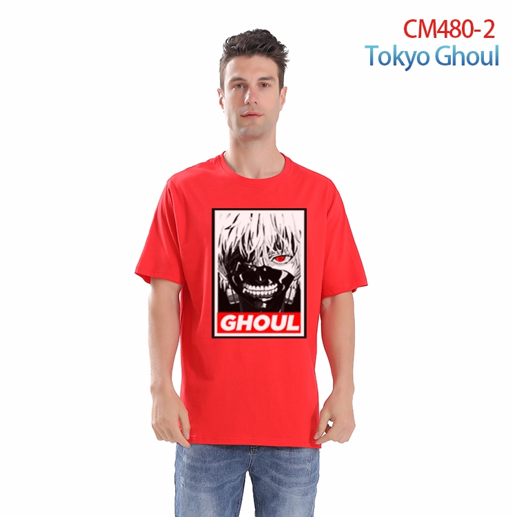 Tokyo Ghoul Printed short-sleeved cotton T-shirt from S to 3XL  CM-480-2