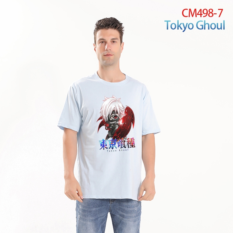Tokyo Ghoul Printed short-sleeved cotton T-shirt from S to 3XL CM-498-7