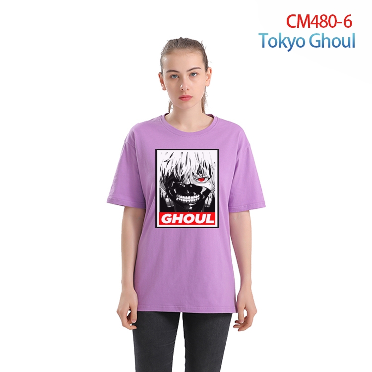 Tokyo Ghoul Women's Printed short-sleeved cotton T-shirt from S to 3XL CM-480-6
