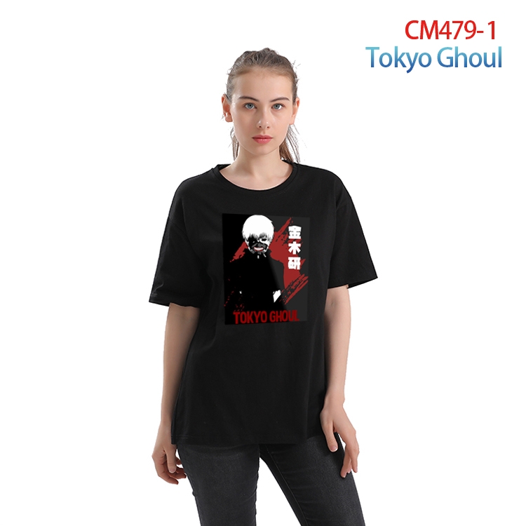 Tokyo Ghoul Women's Printed short-sleeved cotton T-shirt from S to 3XL  CM-479-1