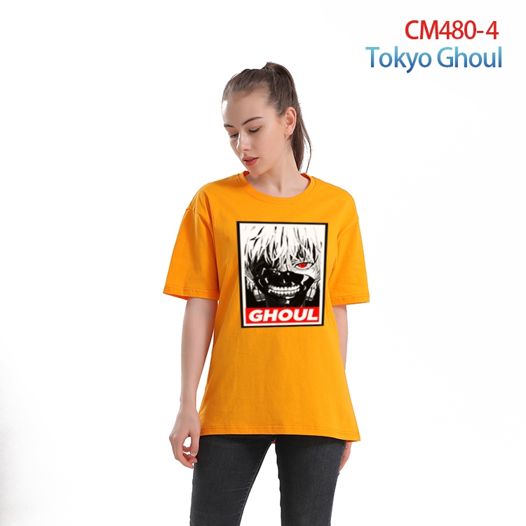 Tokyo Ghoul Women's Printed short-sleeved cotton T-shirt from S to 3XL  CM-480-4