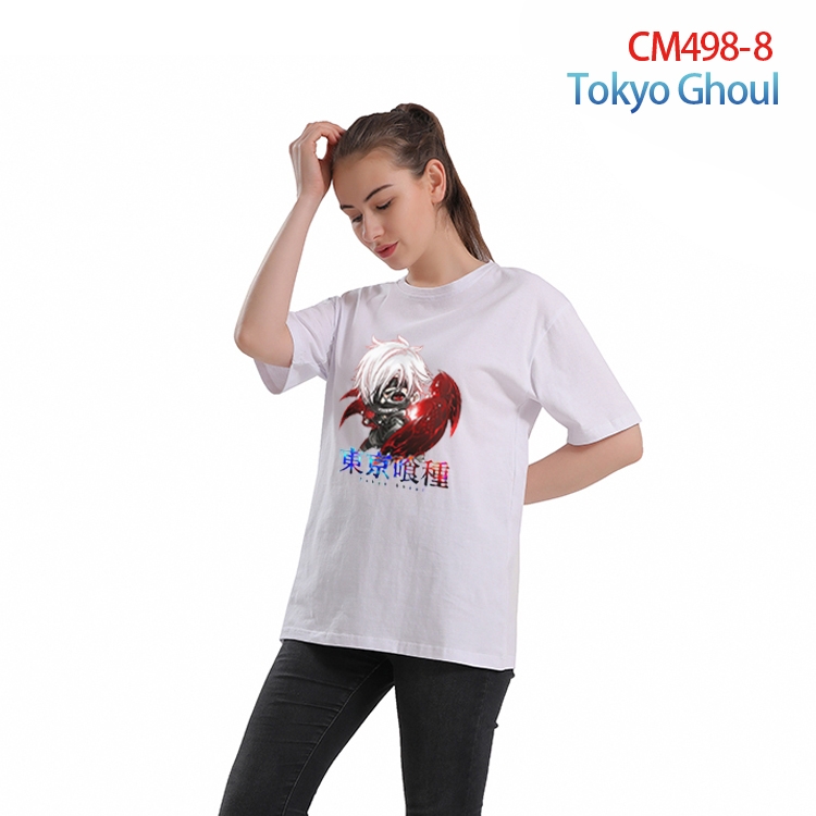 Tokyo Ghoul Women's Printed short-sleeved cotton T-shirt from S to 3XL CM-498-8
