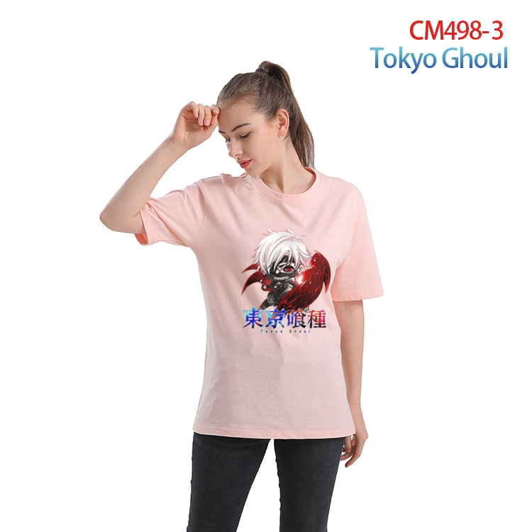 Tokyo Ghoul Women's Printed short-sleeved cotton T-shirt from S to 3XL CM-498-3