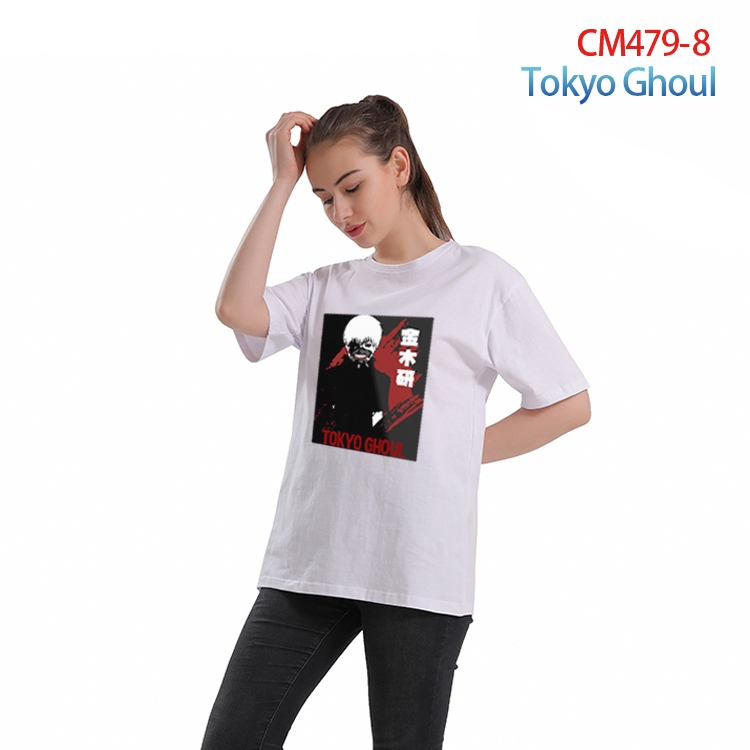 Tokyo Ghoul Women's Printed short-sleeved cotton T-shirt from S to 3XL CM-479-8