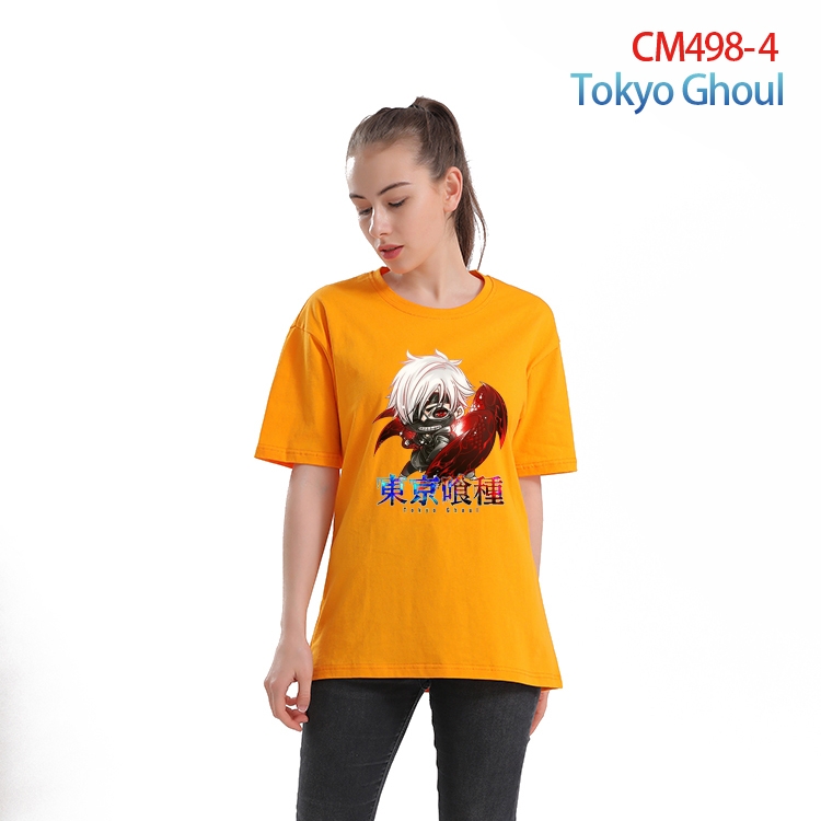Tokyo Ghoul Women's Printed short-sleeved cotton T-shirt from S to 3XL CM-498-4