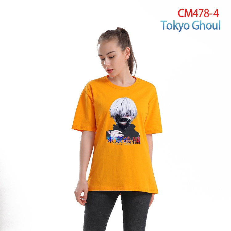 Tokyo Ghoul Women's Printed short-sleeved cotton T-shirt from S to 3XL CM-478-4