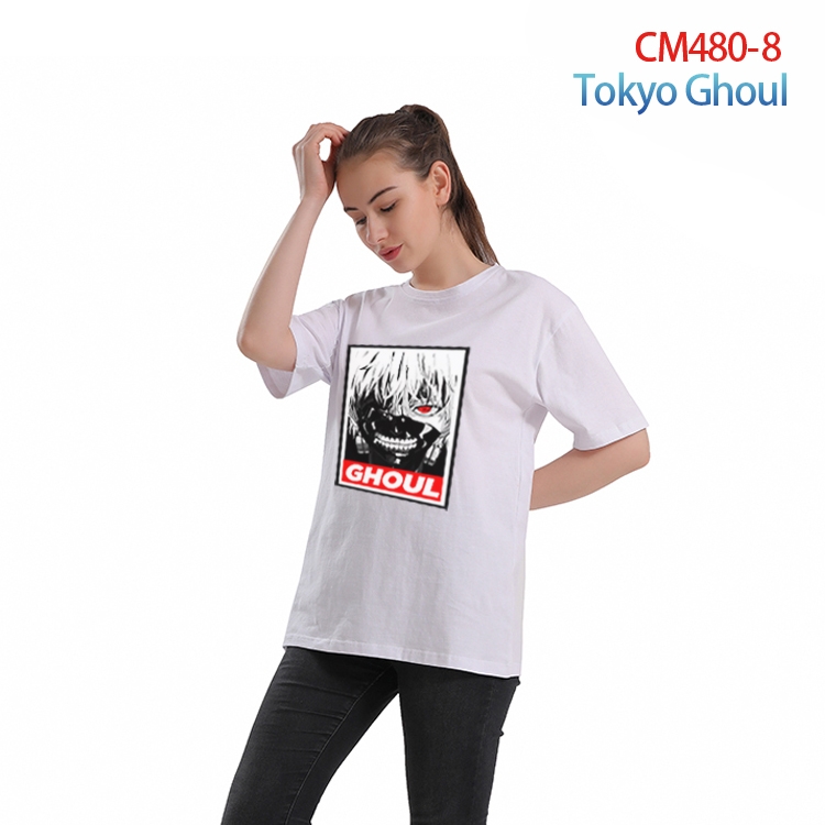 Tokyo Ghoul Women's Printed short-sleeved cotton T-shirt from S to 3XL CM-480-8