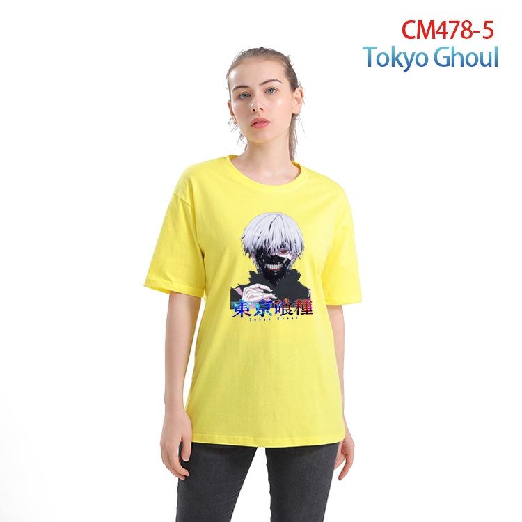 Tokyo Ghoul Women's Printed short-sleeved cotton T-shirt from S to 3XL  CM-478-5