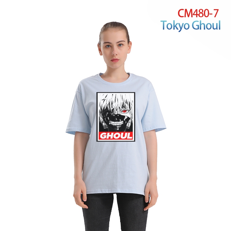 Tokyo Ghoul Women's Printed short-sleeved cotton T-shirt from S to 3XL  CM-480-7