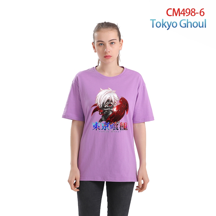 Tokyo Ghoul Women's Printed short-sleeved cotton T-shirt from S to 3XL CM-498-6