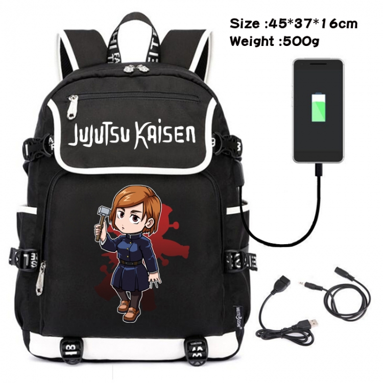 Jujutsu Kaisen Anime Rucksack Backpack School Bag 45X37X16CM