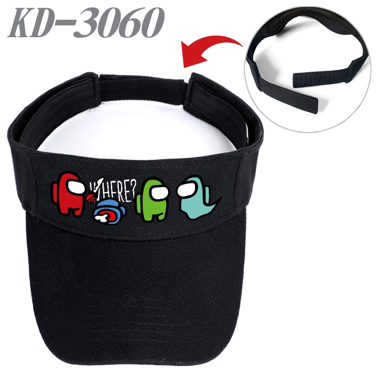 Among us Game peripheral printed empty top hat baseball cap KD-3060A