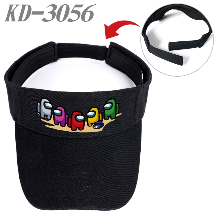Among us Game peripheral printed empty top hat baseball cap KD-3056A