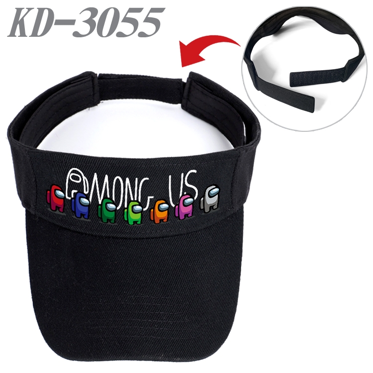Among us Game peripheral printed empty top hat baseball cap KD-3055A