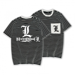 Death note Striped Letters Col...