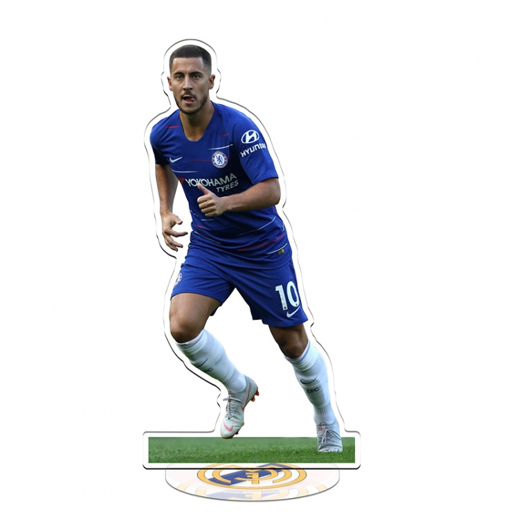 Eden-Hazard Football star acrylic Standing Plates Keychain 20CM