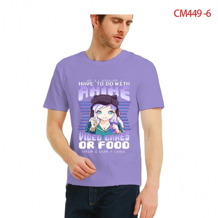Original Printed short-sleeved cotton T-shirt from S to 3XL  CM449-6