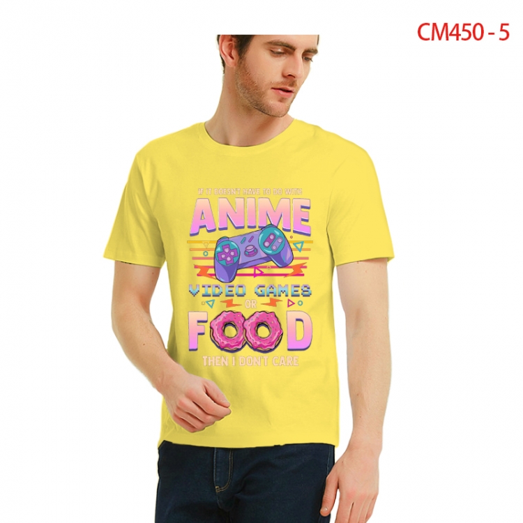 Original Printed short-sleeved cotton T-shirt from S to 3XL  CM450-5