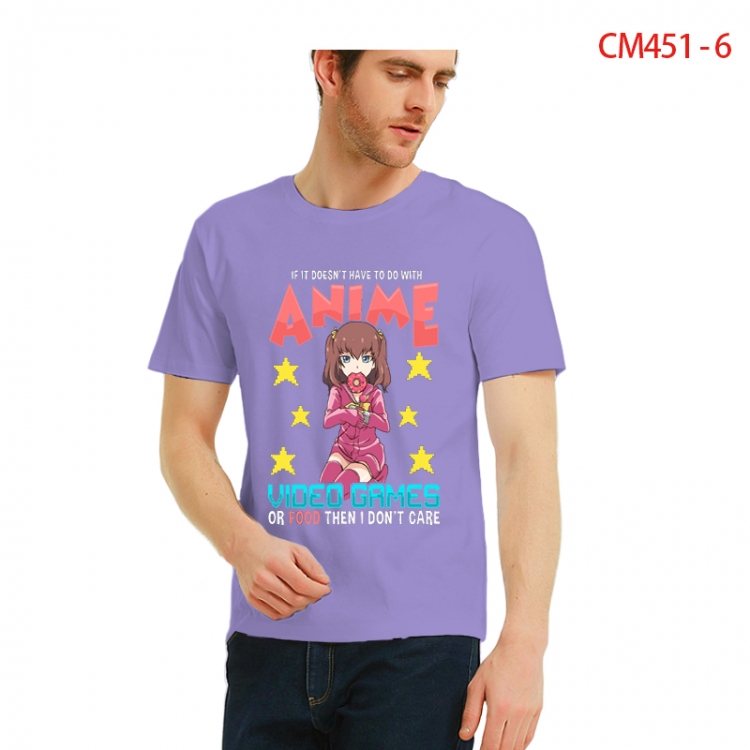 Original Printed short-sleeved cotton T-shirt from S to 3XL  CM451-6