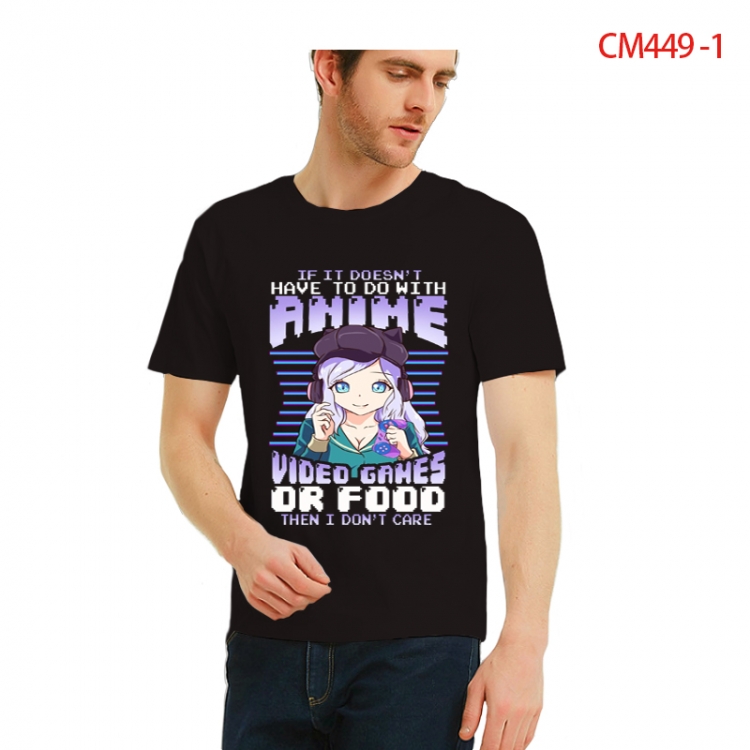 Original Printed short-sleeved cotton T-shirt from S to 3XL  CM449-1