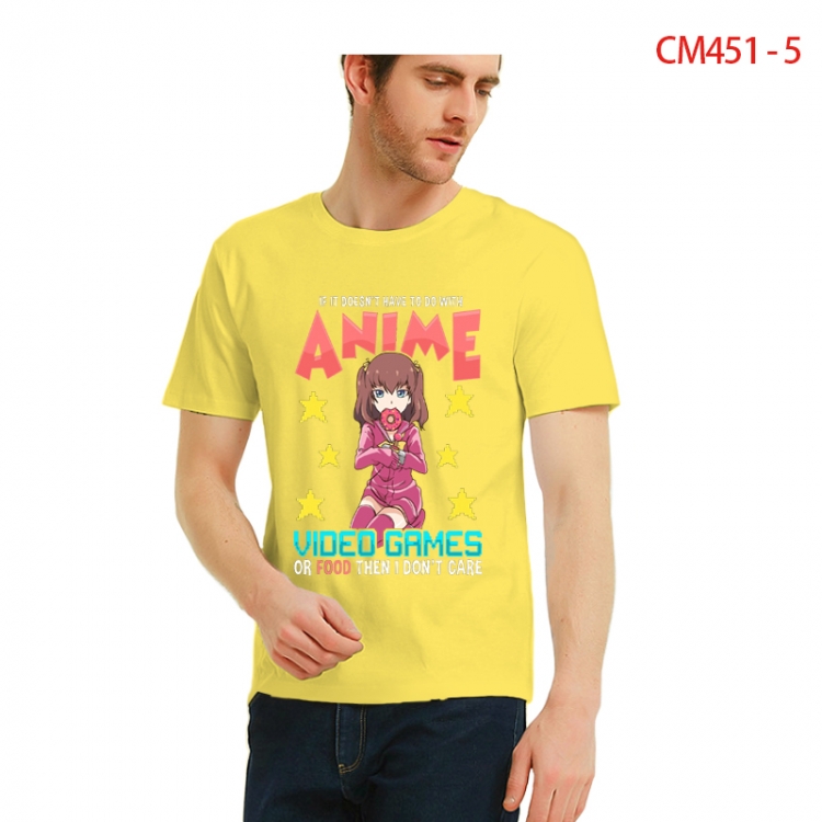 Original Printed short-sleeved cotton T-shirt from S to 3XL  CM451-5