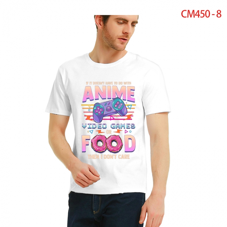 Original Printed short-sleeved cotton T-shirt from S to 3XL  CM450-8
