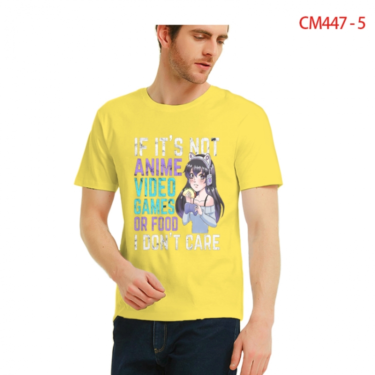 Original Printed short-sleeved cotton T-shirt from S to 3XL  CM447-5