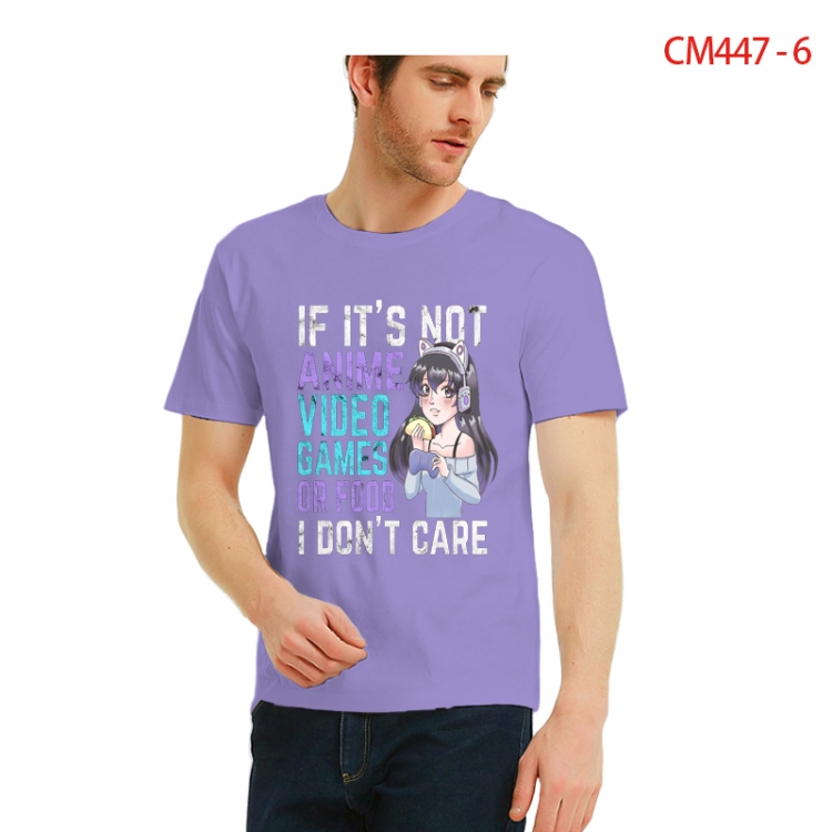 Original Printed short-sleeved cotton T-shirt from S to 3XL  CM447-6