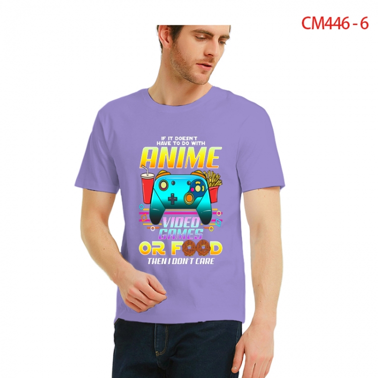 Original Printed short-sleeved cotton T-shirt from S to 3XL  CM446-6