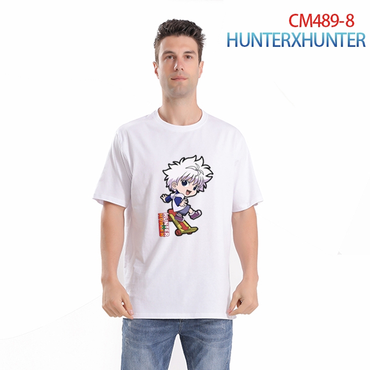 HunterXHunter Printed short-sleeved cotton T-shirt from S to 3XL CM-489-8