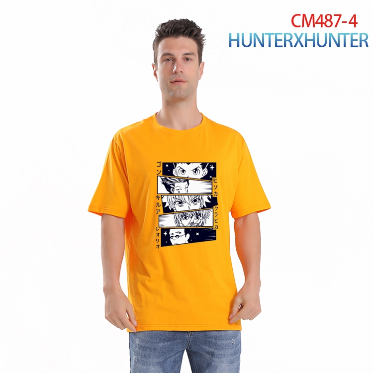 HunterXHunter Printed short-sleeved cotton T-shirt from S to 3XL CM-487-4