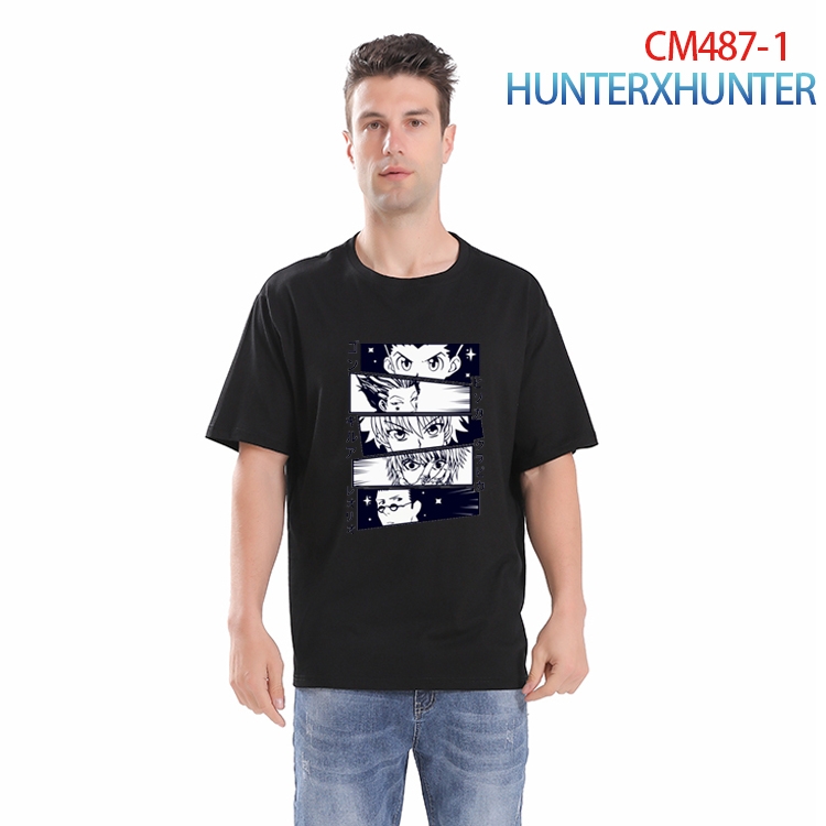 HunterXHunter Printed short-sleeved cotton T-shirt from S to 3XL CM-487-1